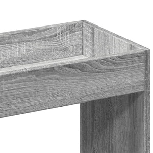 Ντουλάπι Γκρι Sonoma 92x33x180εκ. από Επεξεργασμένο Ξύλο