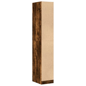 Συρταριέρα Γενικής Χρήσης Καπνιστή Δρυς 30x41x174,5 Επεξ. Ξύλο