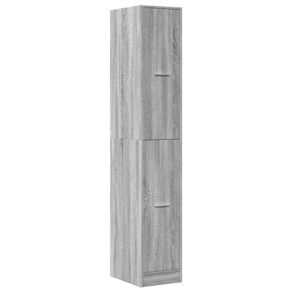 Συρταριέρα Γενικής Χρήσης Γκρι Sonoma 30x41x174,5 εκ.Επεξ. Ξύλο