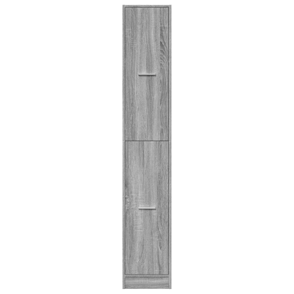 Συρταριέρα Γενικής Χρήσης Γκρι Sonoma 30x41x174,5 εκ.Επεξ. Ξύλο
