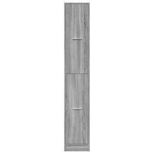Συρταριέρα Γενικής Χρήσης Γκρι Sonoma 30x41x174,5 εκ.Επεξ. Ξύλο