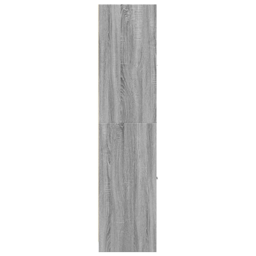 Συρταριέρα Γενικής Χρήσης Γκρι Sonoma 30x41x174,5 εκ.Επεξ. Ξύλο