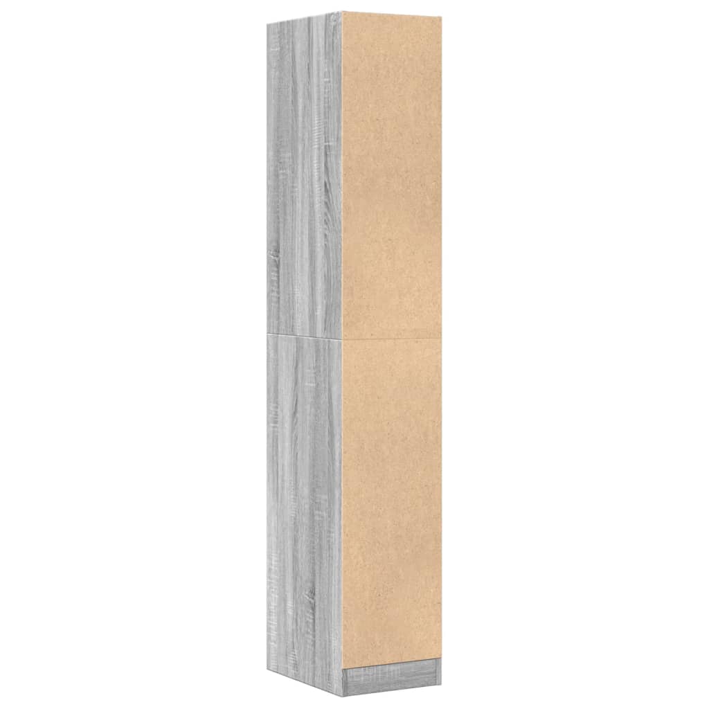 Συρταριέρα Γενικής Χρήσης Γκρι Sonoma 30x41x174,5 εκ.Επεξ. Ξύλο
