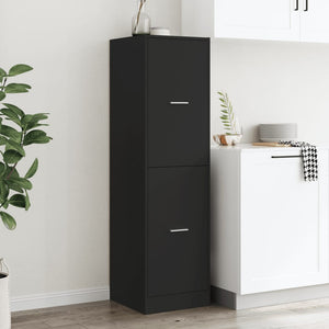 Συρταριέρα Γενικής Χρήσης Μαύρο 40x41x144,5 εκ. Επεξ. Ξύλο - Pakobazaar