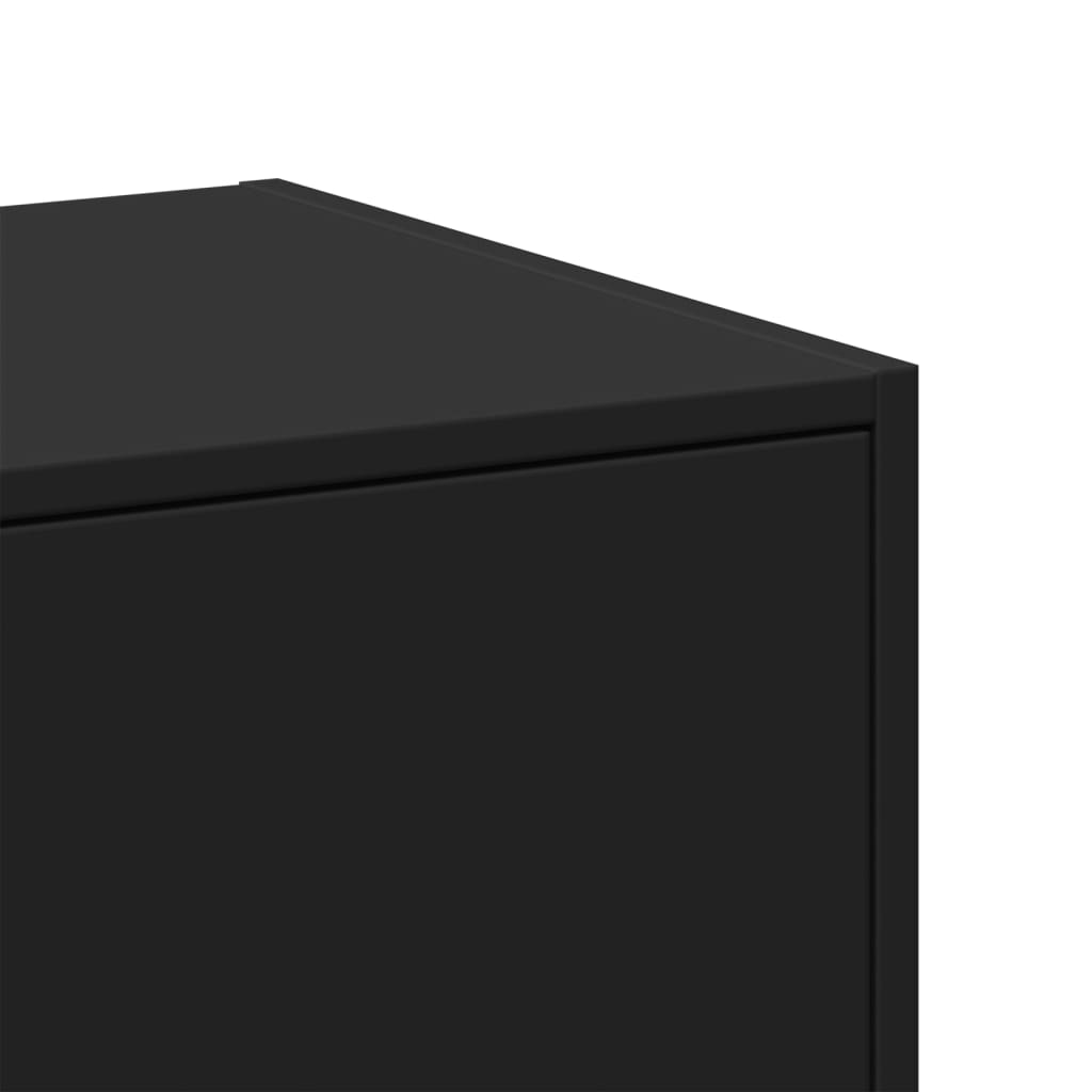 Συρταριέρα Γενικής Χρήσης Μαύρο 40x41x144,5 εκ. Επεξ. Ξύλο - Pakobazaar