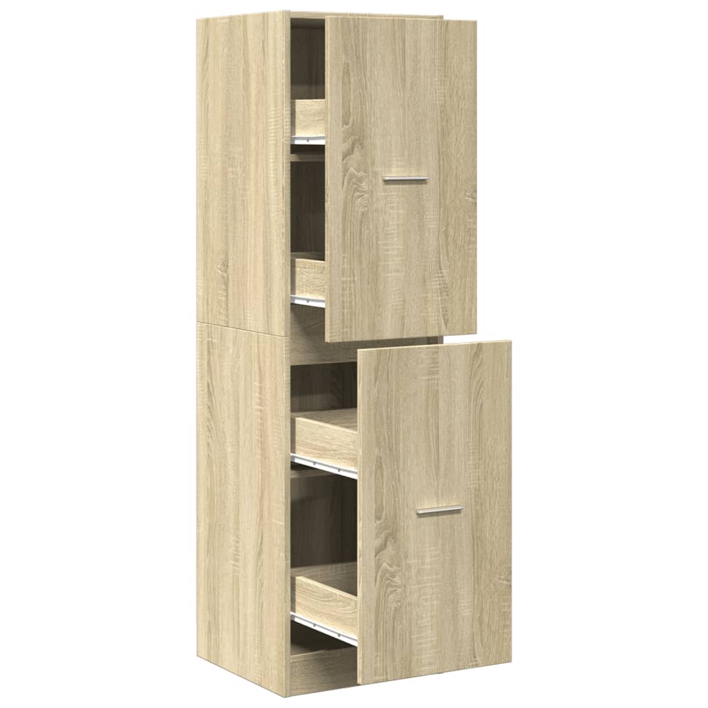 Συρταριέρα Γενικής Χρήσης Sonoma Δρυς 40x41x144,5εκ Επεξ. Ξύλο