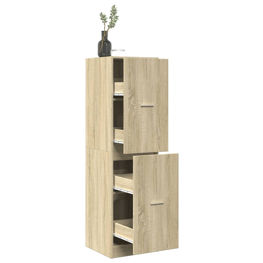 Συρταριέρα Γενικής Χρήσης Sonoma Δρυς 40x41x144,5εκ Επεξ. Ξύλο