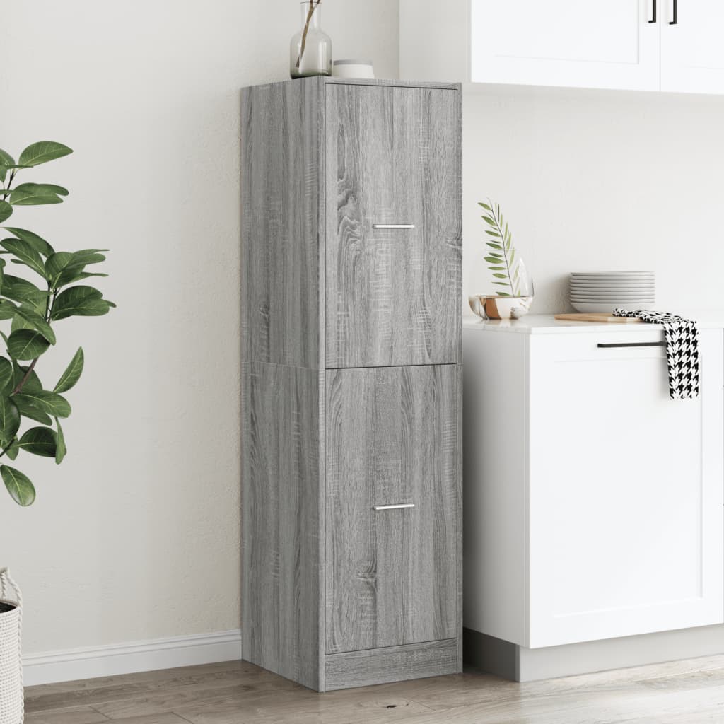 Συρταριέρα Γενικής Χρήσης Γκρι Sonoma 40x41x144,5 εκ.Επεξ. Ξύλο