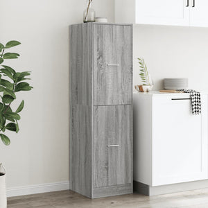 Συρταριέρα Γενικής Χρήσης Γκρι Sonoma 40x41x144,5 εκ.Επεξ. Ξύλο
