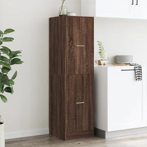Συρταριέρα Γενικής Χρήσης Καφέ Δρυς 40x41x144,5 εκ. Επεξ. Ξύλο
