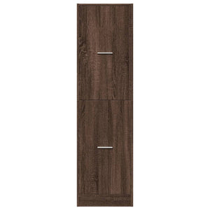 Συρταριέρα Γενικής Χρήσης Καφέ Δρυς 40x41x144,5 εκ. Επεξ. Ξύλο