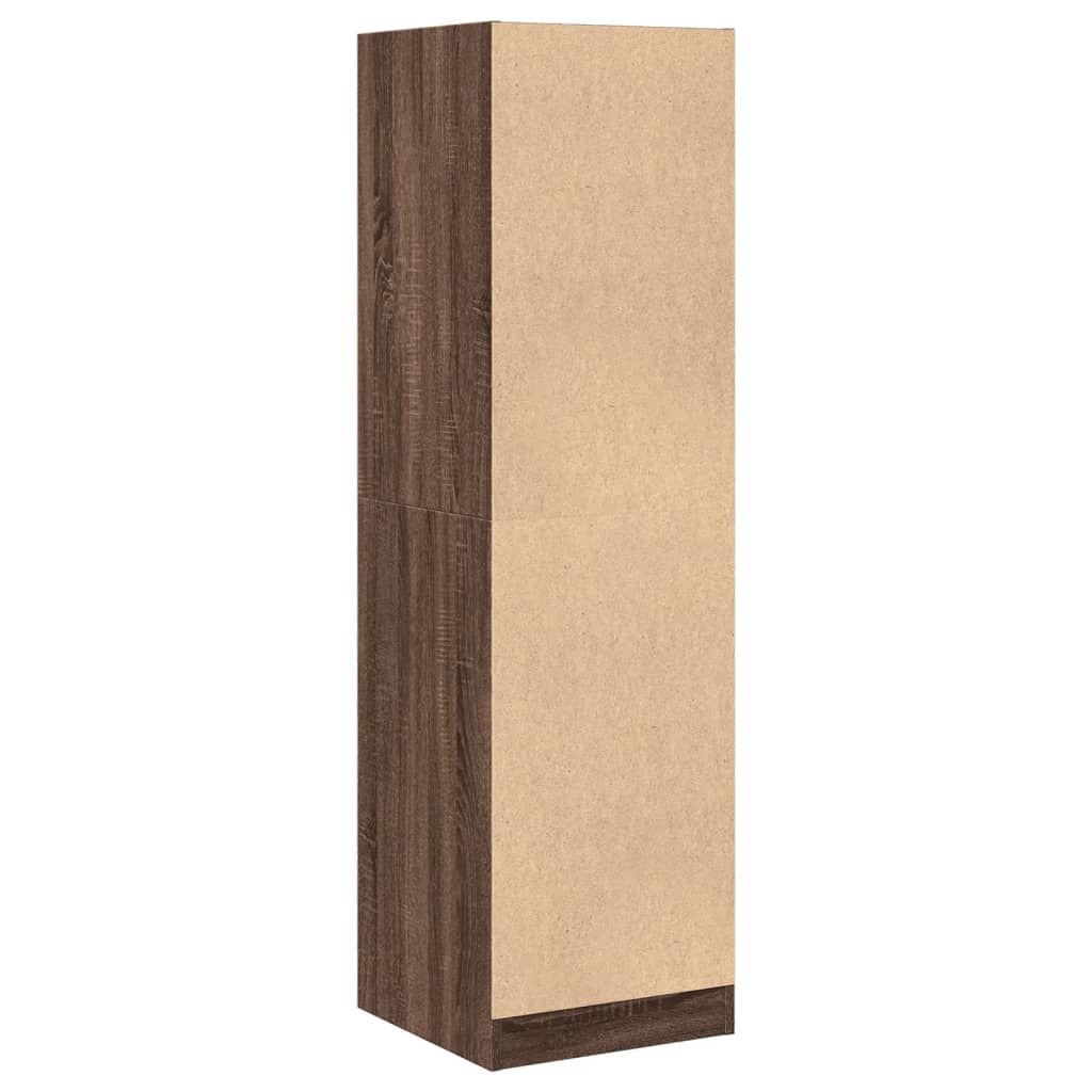 Συρταριέρα Γενικής Χρήσης Καφέ Δρυς 40x41x144,5 εκ. Επεξ. Ξύλο
