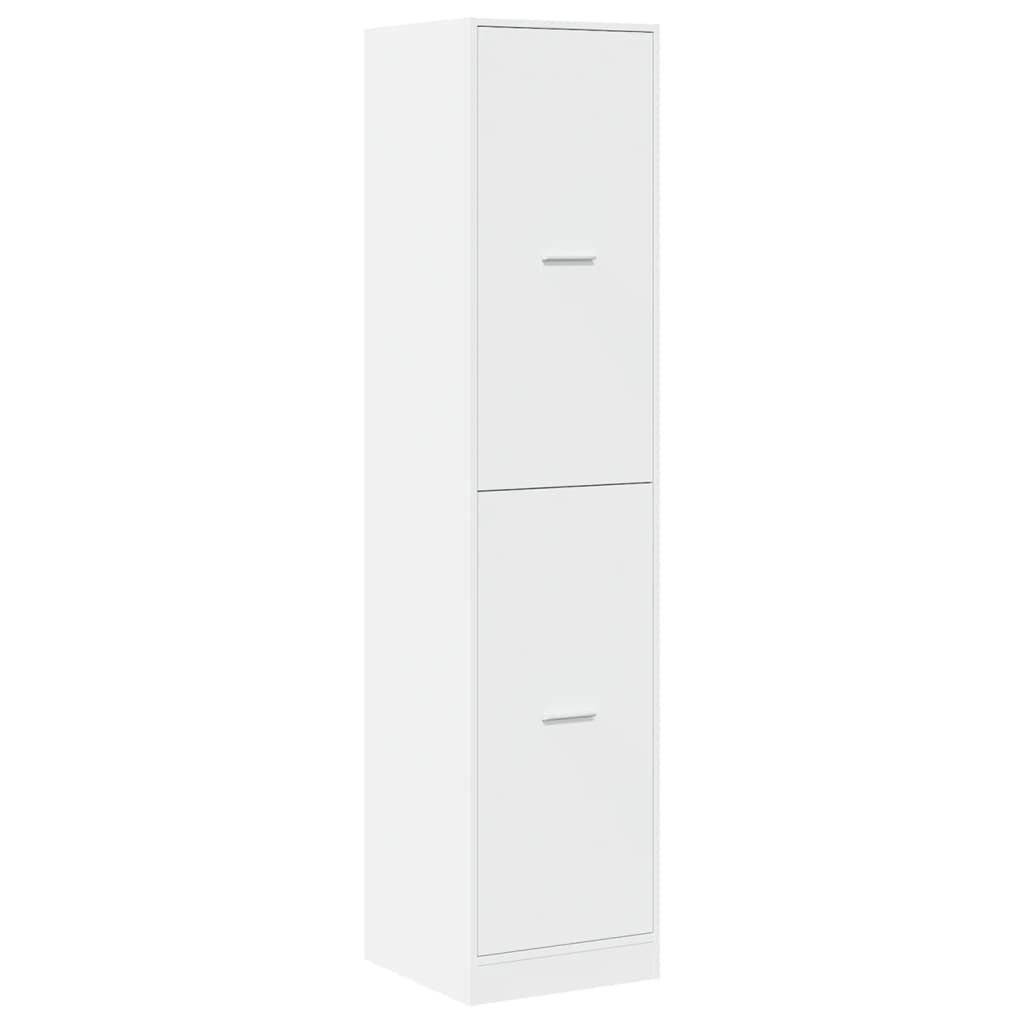 Συρταριέρα Γενικής Χρήσης Λευκή 40x41x174,5 εκ. Επεξ. Ξύλο