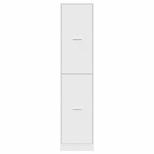 Συρταριέρα Γενικής Χρήσης Λευκή 40x41x174,5 εκ. Επεξ. Ξύλο