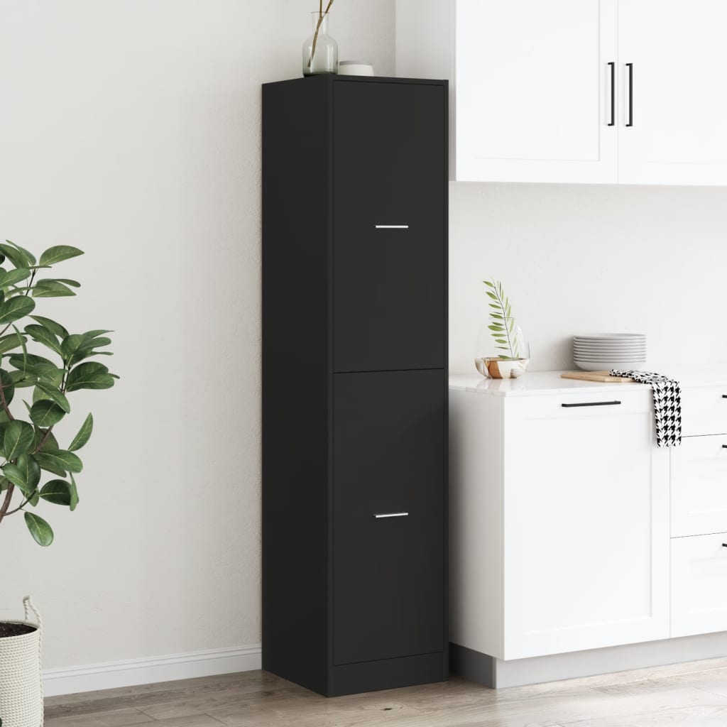 Συρταριέρα Γενικής Χρήσης Μαύρο 40x41x174,5 εκ. Επεξ. Ξύλο - Pakobazaar