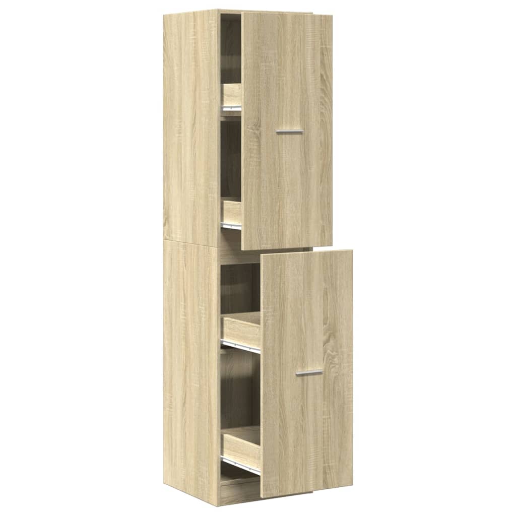 Συρταριέρα Γενικής Χρήσης Sonoma Δρυς 30x41x174,5εκ Επεξ. Ξύλο - Pakobazaar
