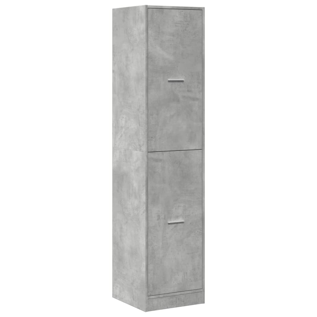 Συρταριέρα Γενικής Χρήσης Γκρι Σκυρ. 40x41x174,5 εκ. Επεξ. Ξύλο
