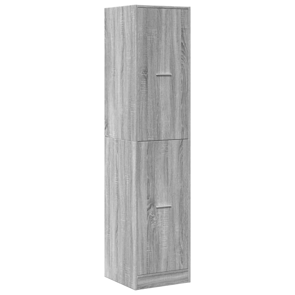 Συρταριέρα Γενικής Χρήσης Γκρι Sonoma 40x41x174,5 εκ.Επεξ. Ξύλο