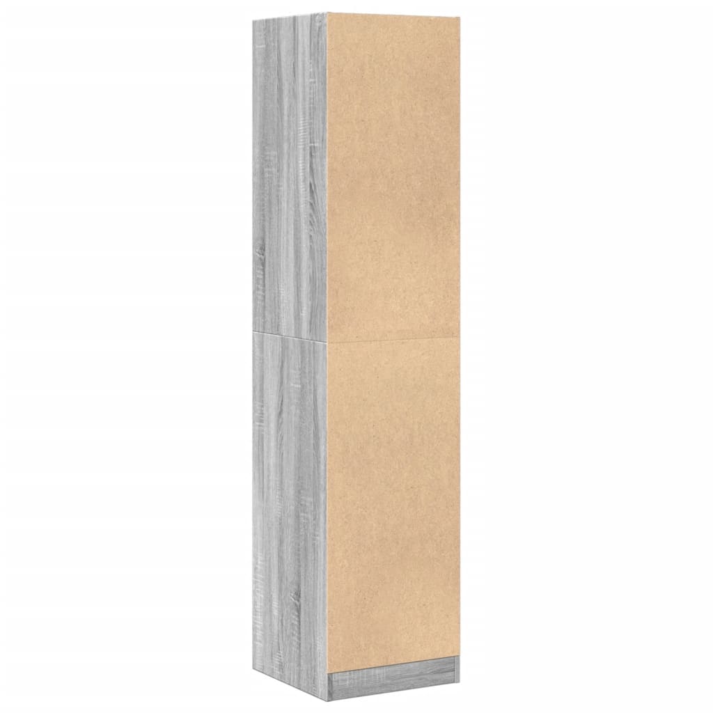 Συρταριέρα Γενικής Χρήσης Γκρι Sonoma 40x41x174,5 εκ.Επεξ. Ξύλο