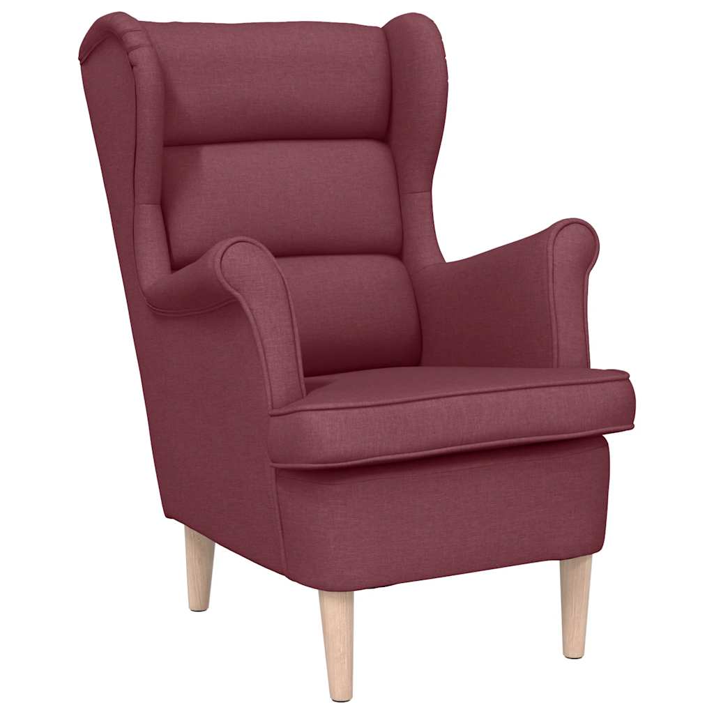 πολυθρόνα Wine Red 74x84x100 cm Ύφασμα