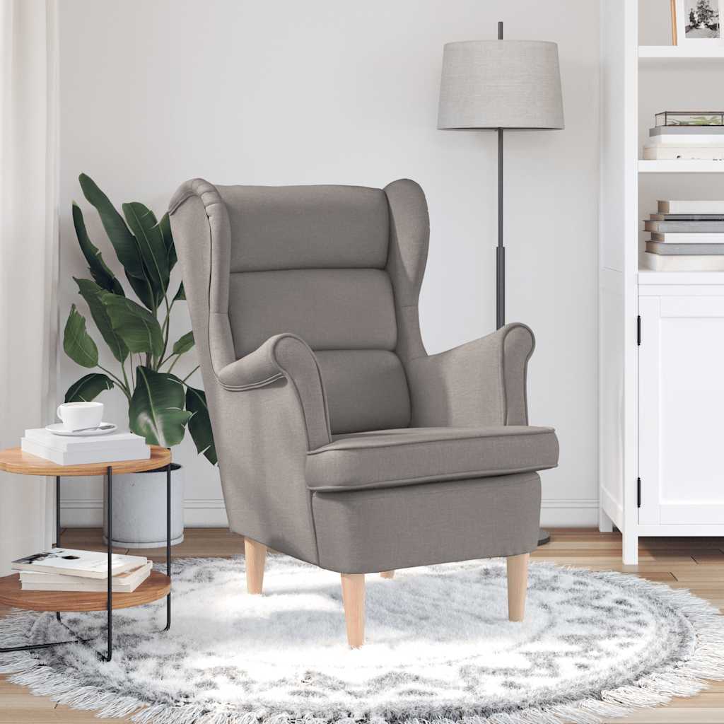 πολυθρόνα Taupe 74x84x100 cm Ύφασμα
