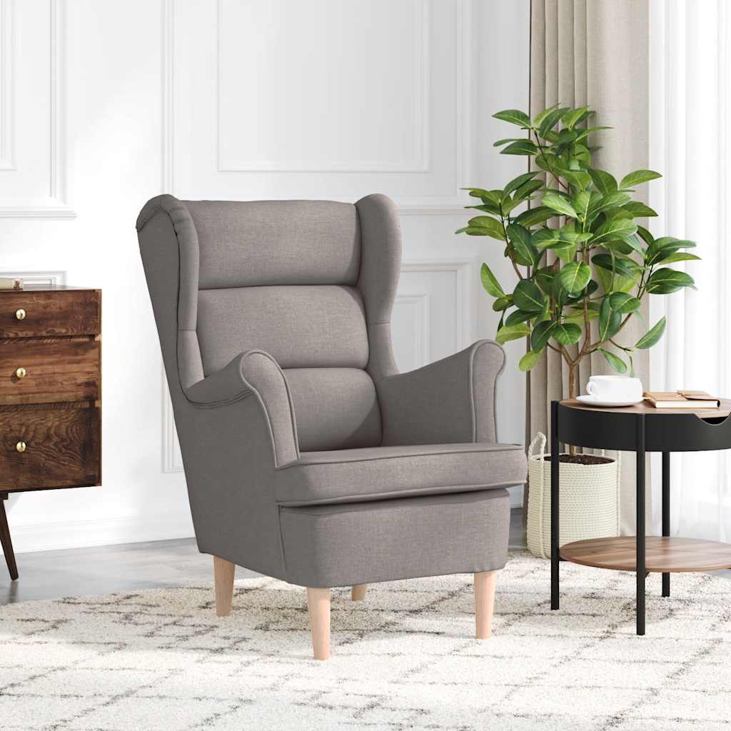 πολυθρόνα Taupe 74x84x100 cm Ύφασμα