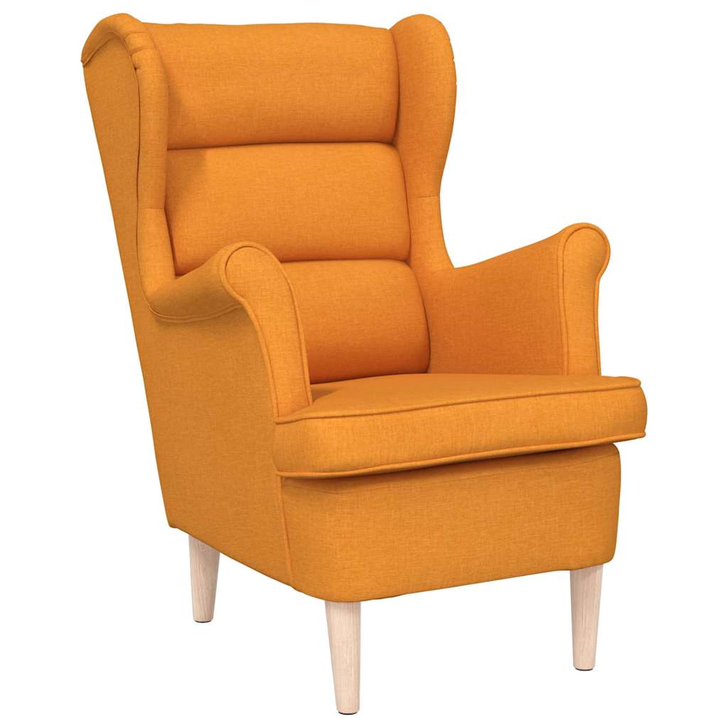 Πολυθρόνα Σκούρο Κίτρινη 74 x 84 x 100 εκ. Υφασμάτινη - Pakobazaar