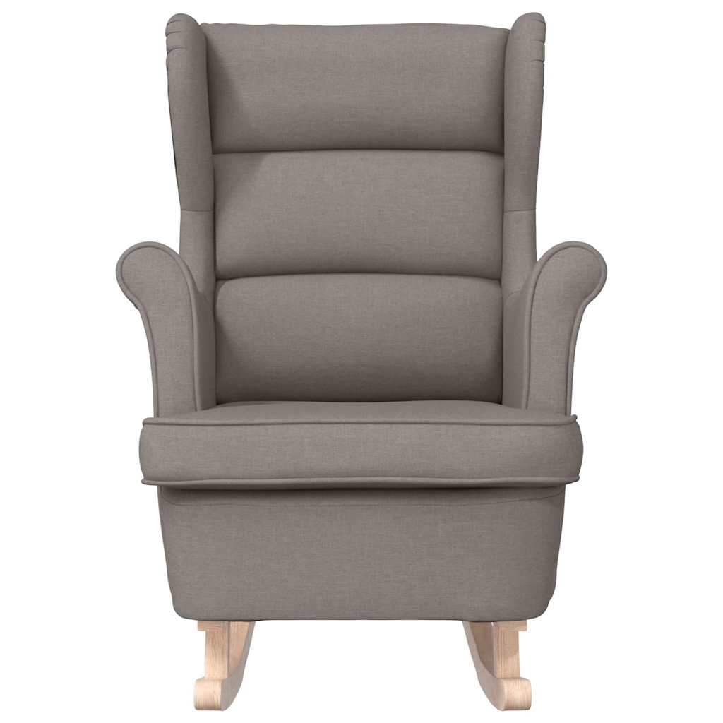 Κουνιστή καρέκλα Taupe 74x90x102 cm Ύφασμα
