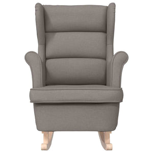 Κουνιστή καρέκλα Taupe 74x90x102 cm Ύφασμα