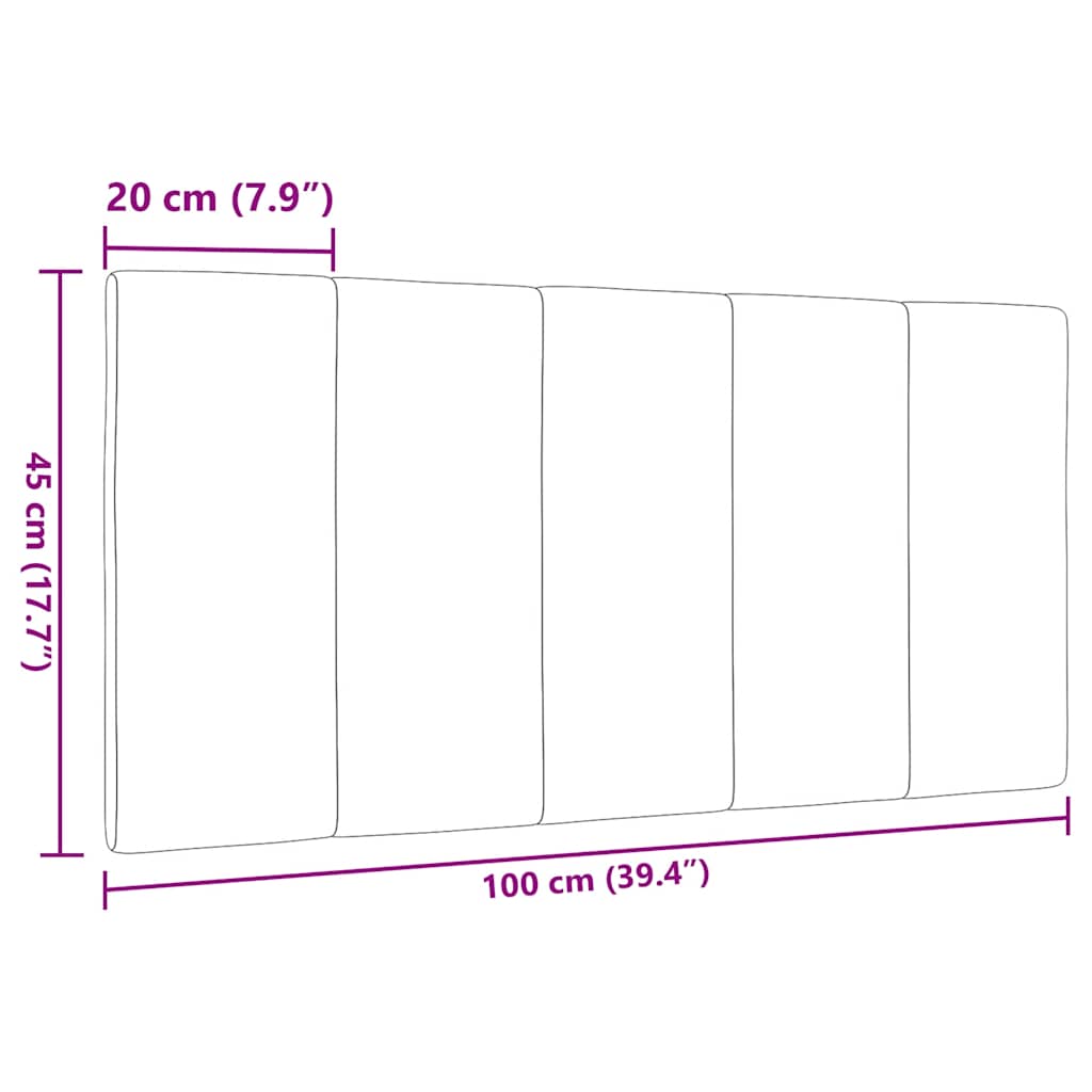 Μαξιλάρι για Κεφαλάρι Hanko Taupe 100 εκ. Υφασμάτινο - Pakobazaar