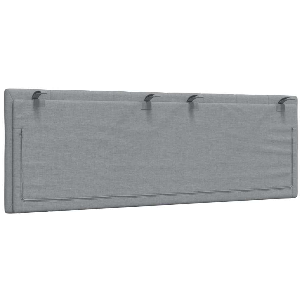 Μαξιλάρι για Κεφαλάρι Hanko Ανοιχτό Γκρι 120 εκ. Υφασμάτινο - Pakobazaar