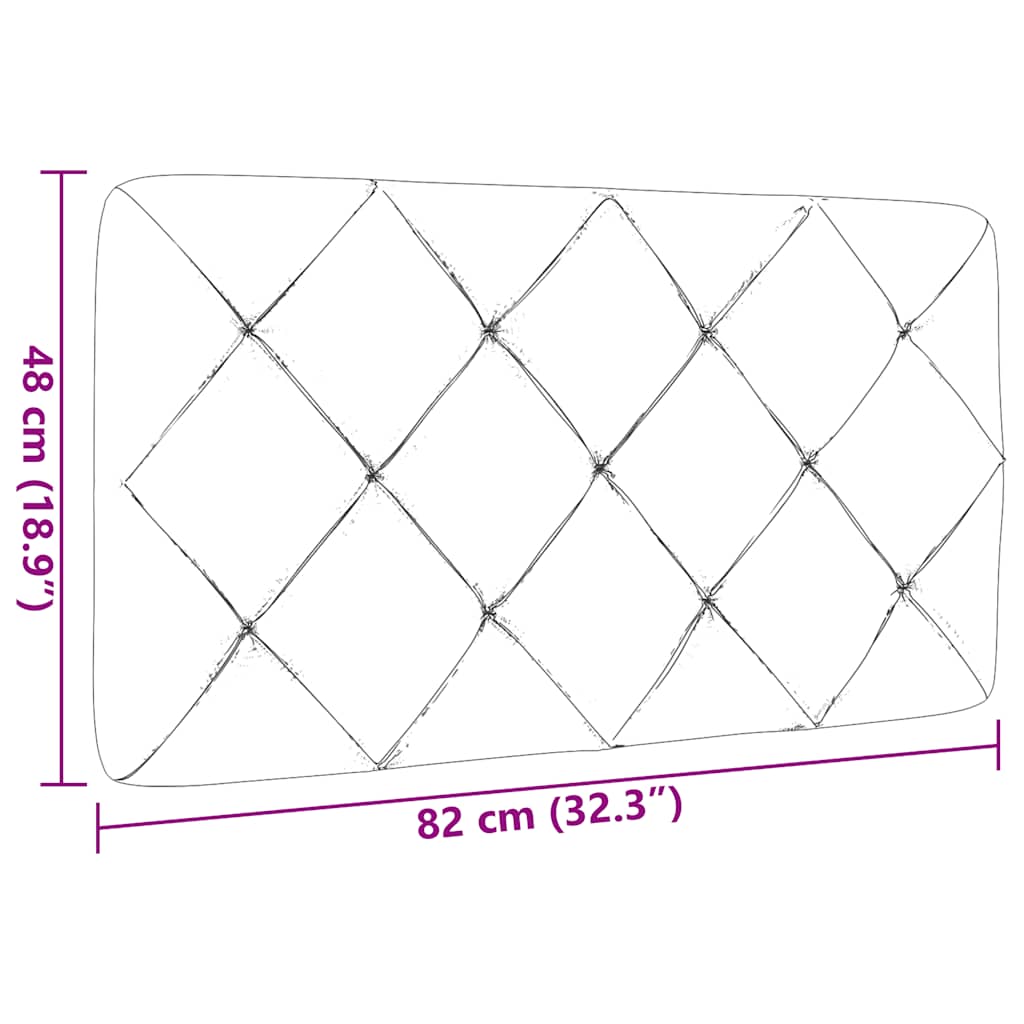 Μαξιλάρι για Κεφαλάρι Μπλε 80 εκ. Υφασμάτινο