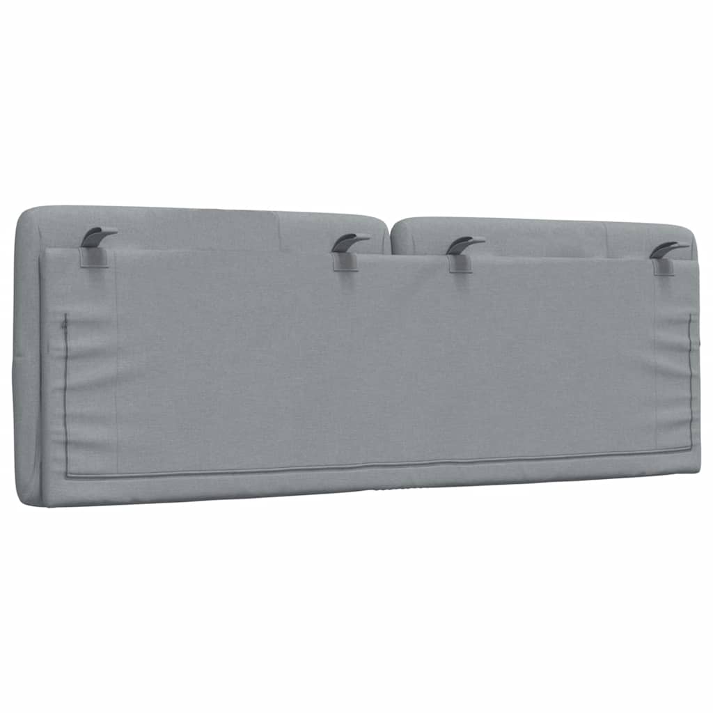 Μαξιλάρι για Κεφαλάρι Ανοιχτό Γκρι 140 εκ. Υφασμάτινο - Pakobazaar