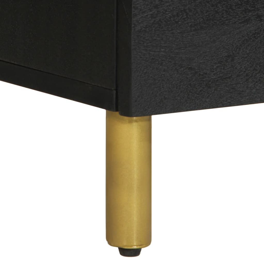 Ντουλάπι 2 τεμ. Μαύρο 60x33x75 εκ. από Επεξεργασμένο Ξύλο