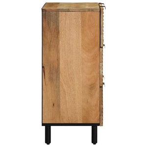 Sideboards 2 τεμάχια καφέ 60x33x75 cm μασίφ ξύλο Mango