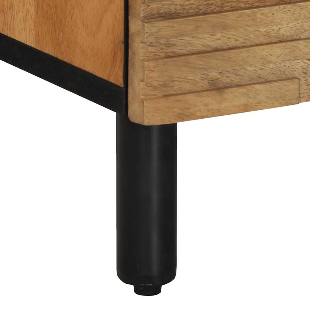 Sideboards 2 τεμάχια καφέ 60x33x75 cm μασίφ ξύλο Mango