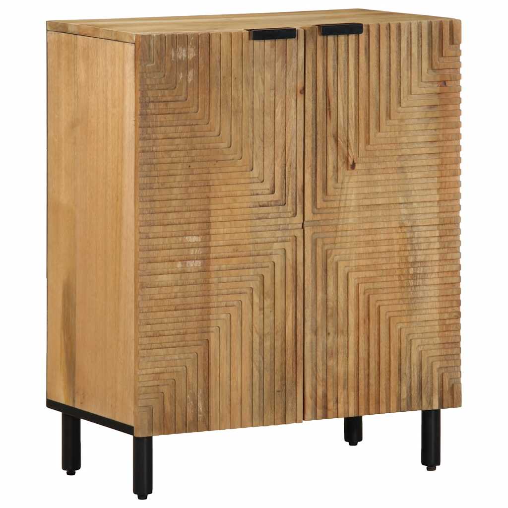 3 τεμαχίων Sideboards καφέ 60x33x75 cm μασίφ ξύλο Mango - Pakobazaar