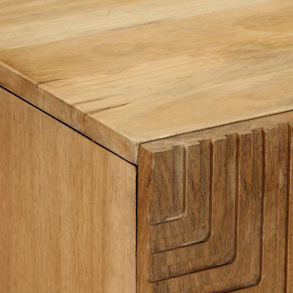 3 τεμαχίων Sideboards καφέ 60x33x75 cm μασίφ ξύλο Mango - Pakobazaar