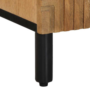 3 τεμαχίων Sideboards καφέ 60x33x75 cm μασίφ ξύλο Mango - Pakobazaar