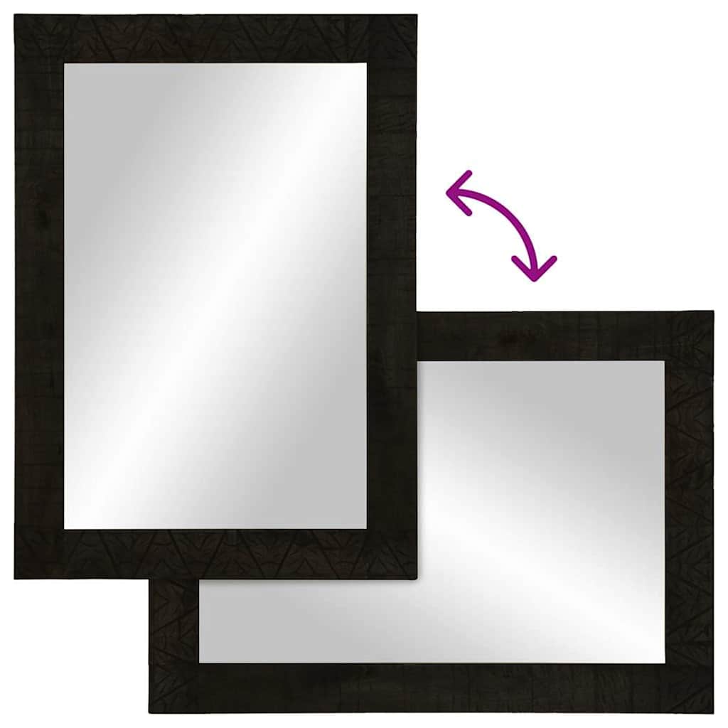 Έπιπλα Μπάνιου Σετ 2 Τεμαχίων από Μασίφ Ξύλο Μάνγκο - Pakobazaar