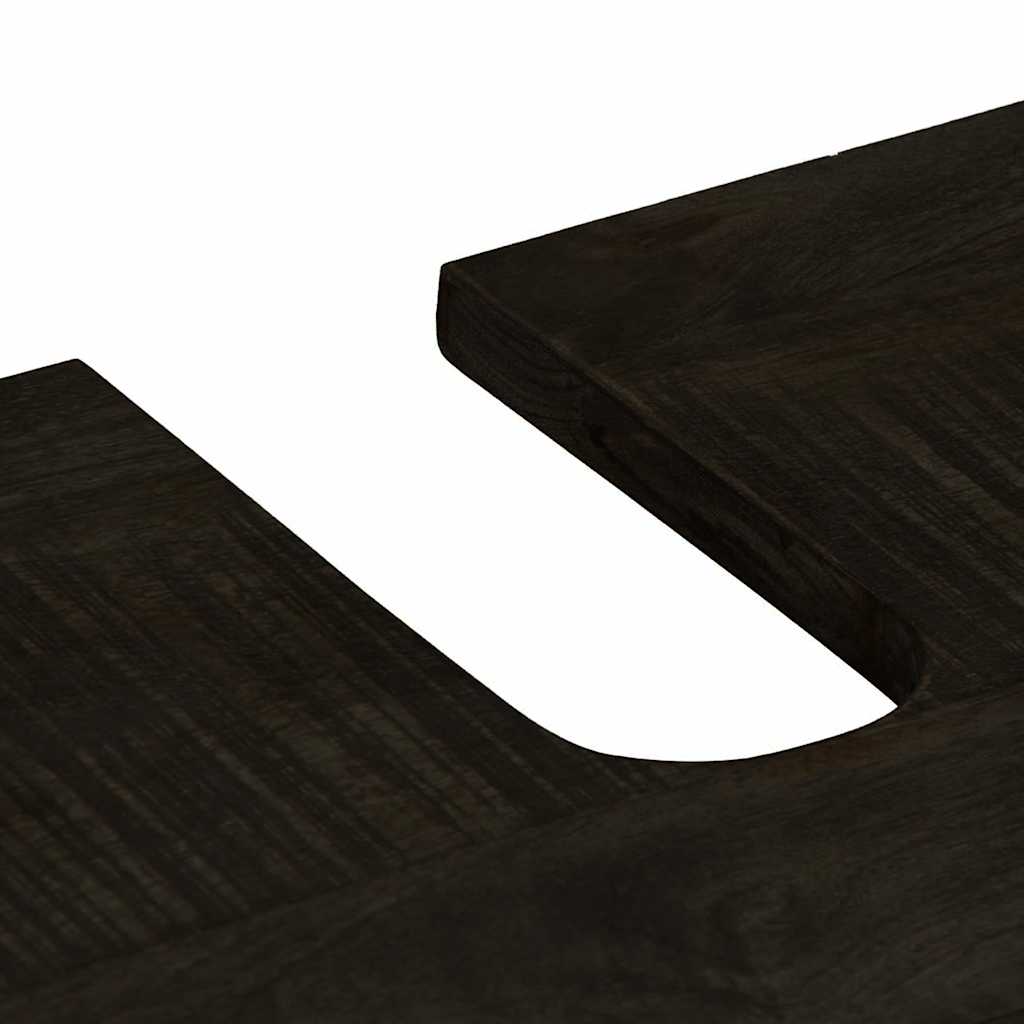 Έπιπλα Μπάνιου Σετ 2 Τεμαχίων από Μασίφ Ξύλο Μάνγκο - Pakobazaar