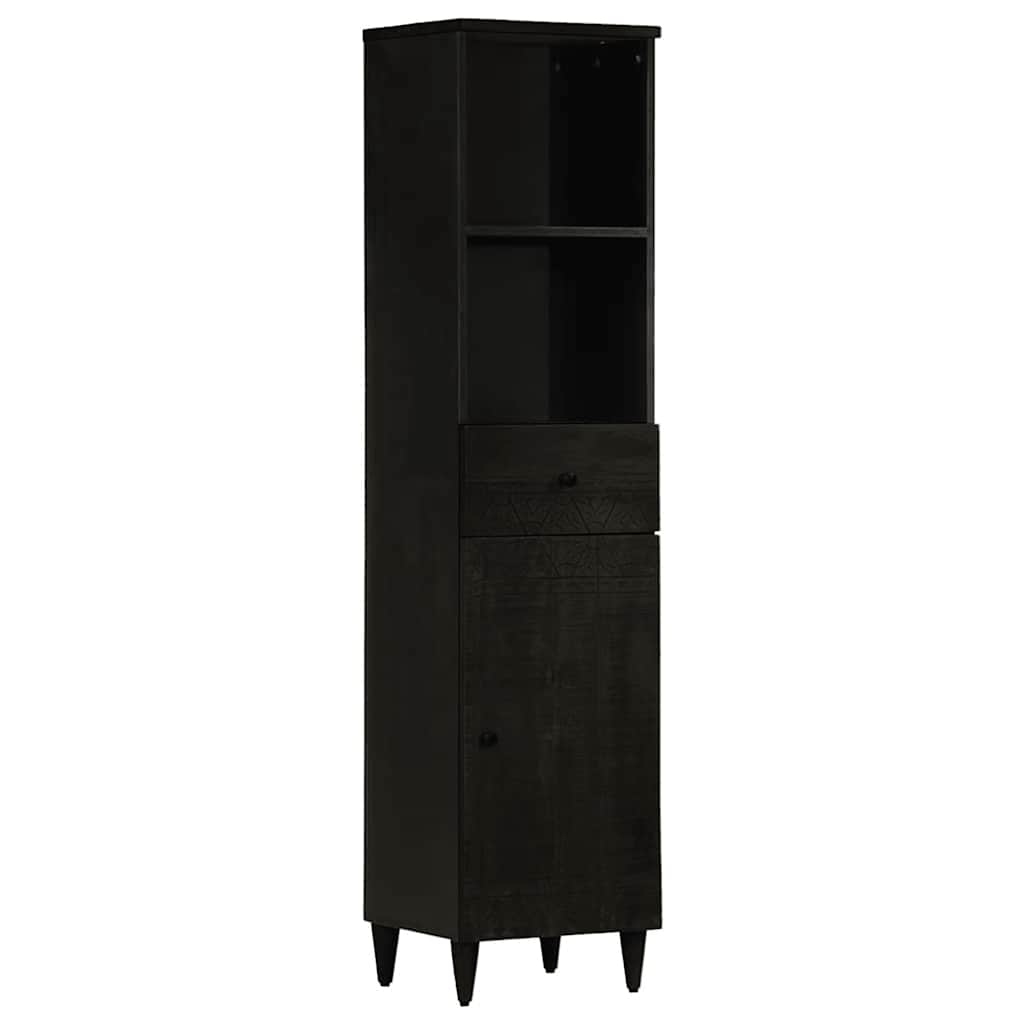 Έπιπλα Μπάνιου Σετ 3 Τεμαχίων από Μασίφ Ξύλο Μάνγκο - Pakobazaar