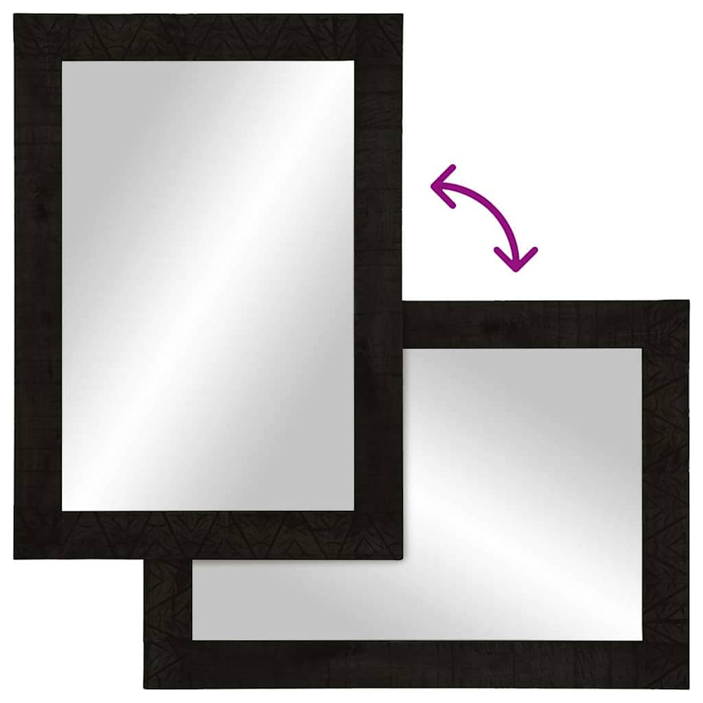 Έπιπλα Μπάνιου Σετ 3 Τεμαχίων από Μασίφ Ξύλο Μάνγκο - Pakobazaar