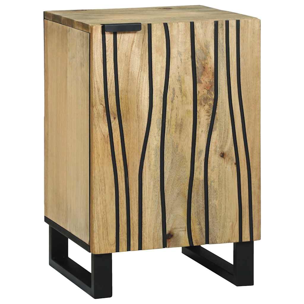 Σετ Επίπλων Μπάνιου με συρτάρι 4 pcs Καφέ Επεξεργασμένο ξύλο