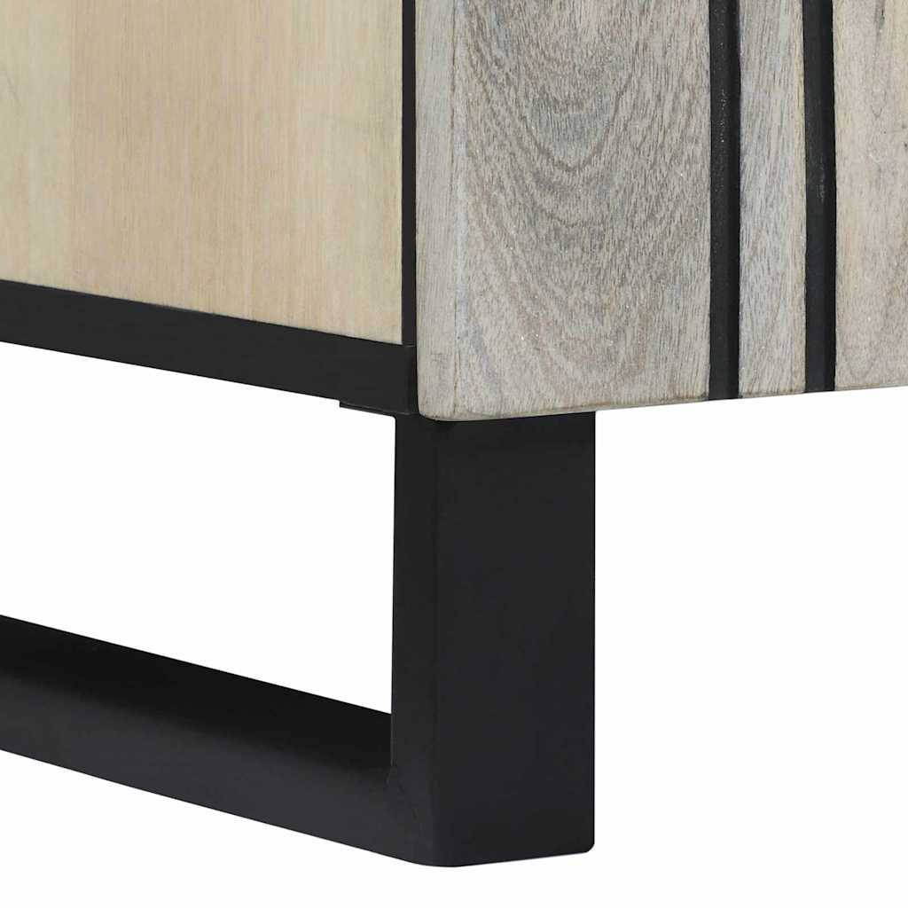 Σετ Επίπλων Μπάνιου με ράφι 2 pcs Λευκό Επεξεργασμένο ξύλο