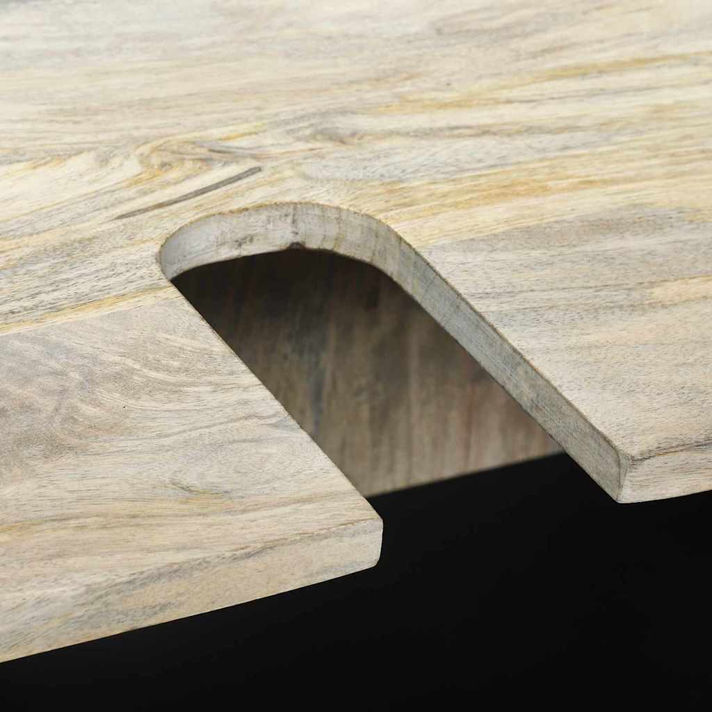 Σετ Επίπλων Μπάνιου με συρτάρι 3 pcs Λευκό Επεξεργασμένο ξύλο