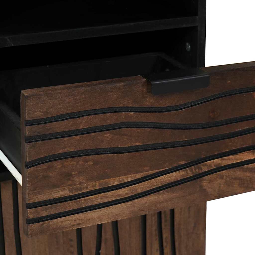 Σετ Επίπλων Μπάνιου με συρτάρι 4 pcs Λευκό Επεξεργασμένο ξύλο