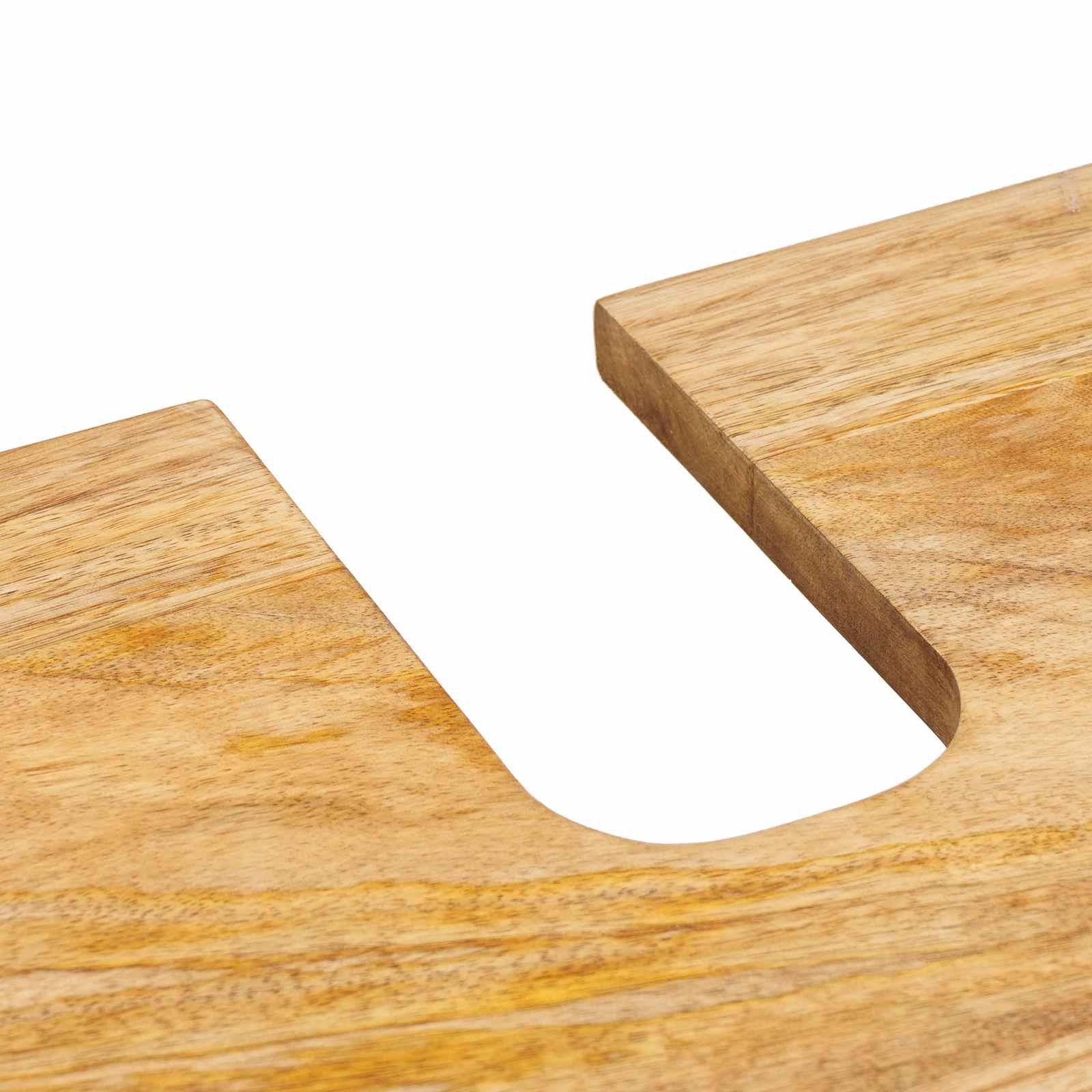 Σετ Μπάνιου με συρτάρι με ράφι 3 pcs Φυσικό Στερεό ξύλο μάνγκο - Pakobazaar