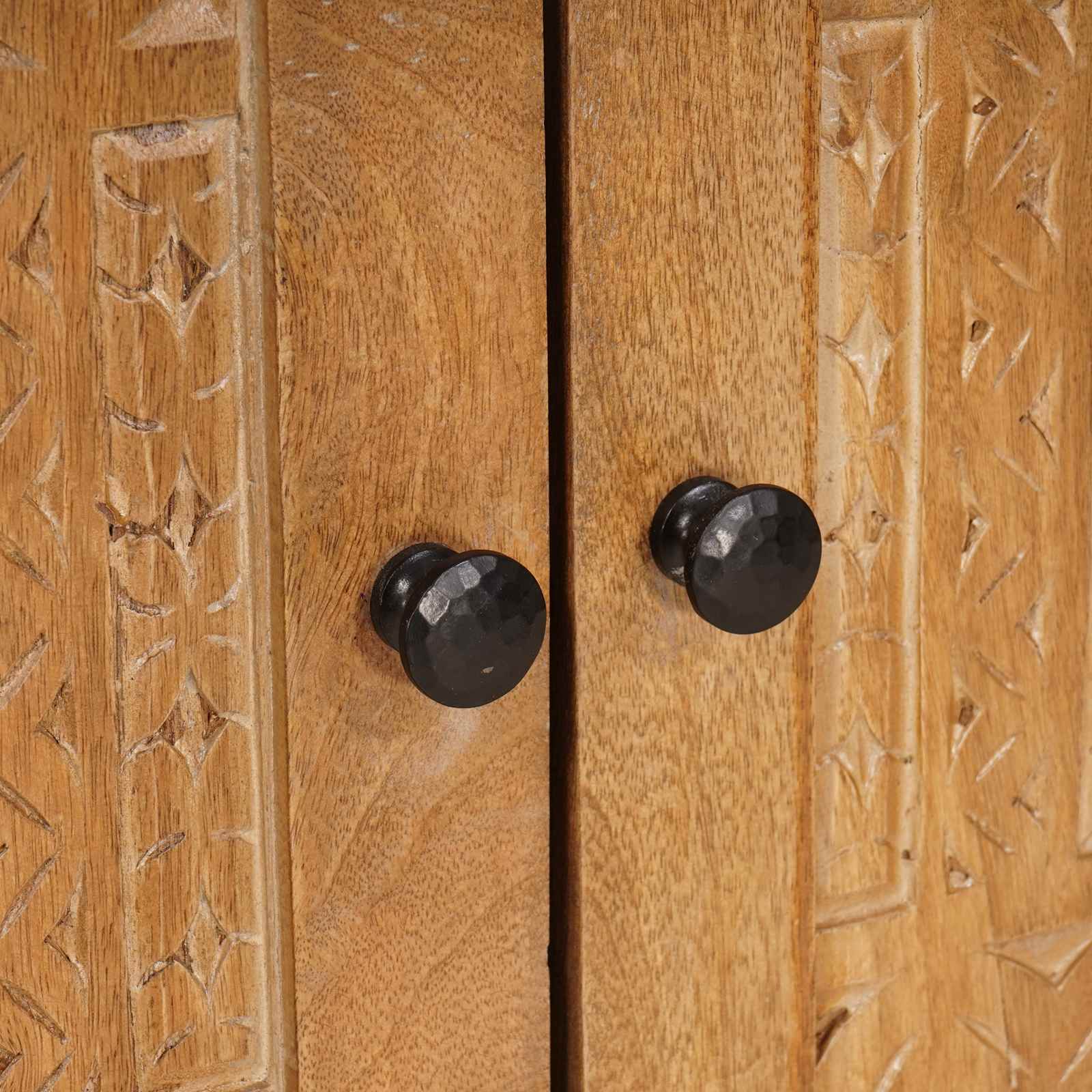 Σετ Επίπλων Μπάνιου με ράφι 2 pcs Καφέ Επεξεργασμένο ξύλο - Pakobazaar