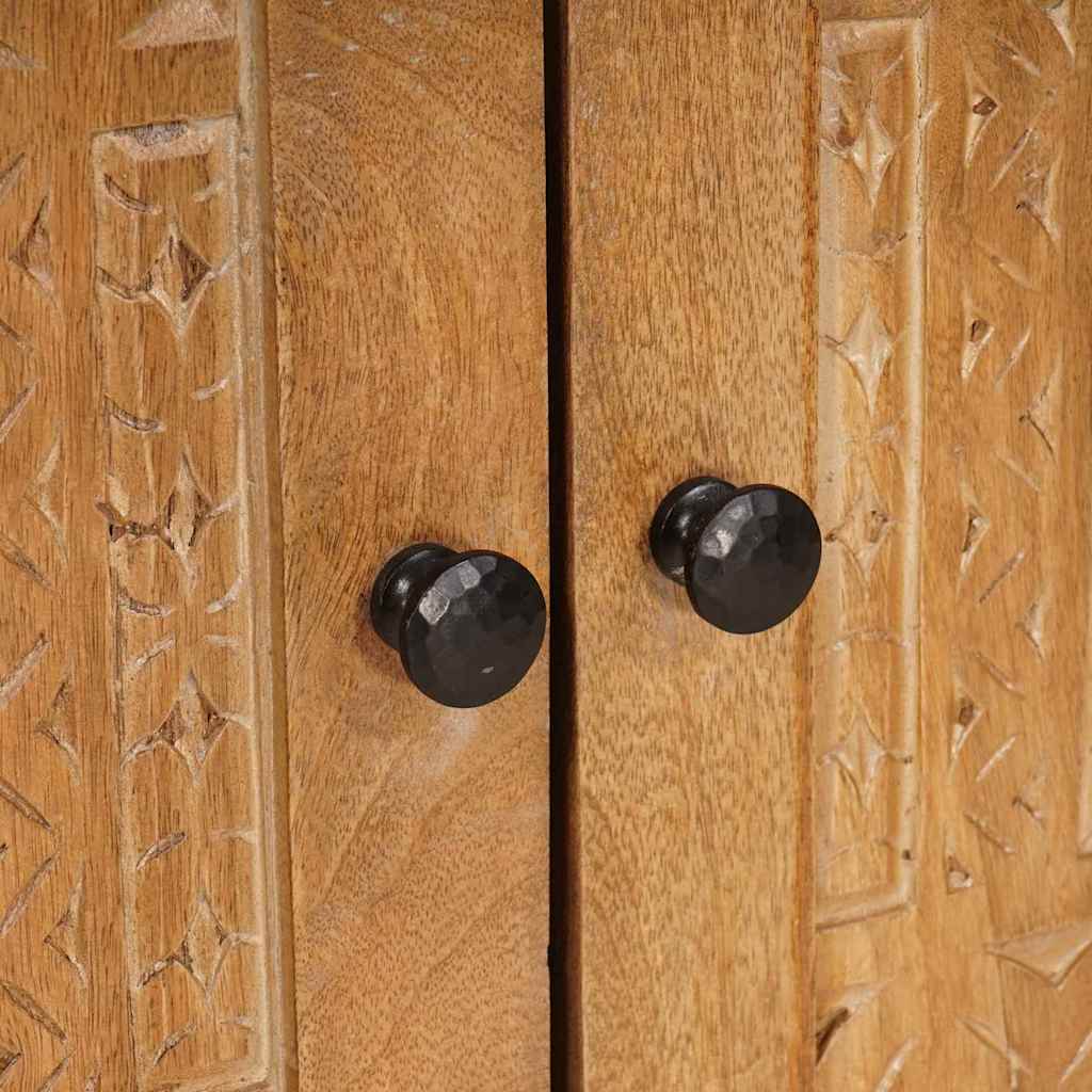 Σετ Επίπλων Μπάνιου με συρτάρι 5 pcs Καφέ Επεξεργασμένο ξύλο - Pakobazaar